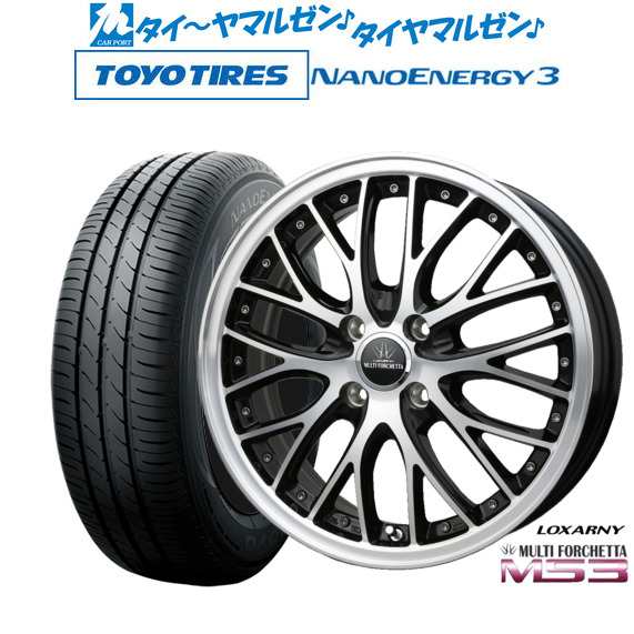 BADX ロクサーニ マルチフォルケッタ MS3 15インチ 4.5J トーヨータイヤ NANOENERGY ナノエナジー 3 165/55R15 サマータイヤ ホイール4