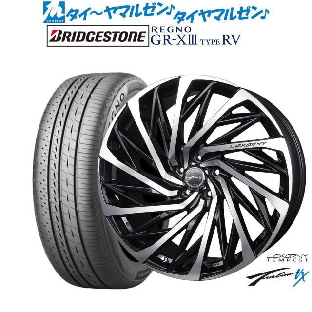 BADX ロクサーニ テンペストタービンVX 20インチ 8.5J ブリヂストン REGNO レグノ GR-XIII(GR-X3) TYPE RV 245/40R20 サマータイヤ ホイール4本セット
