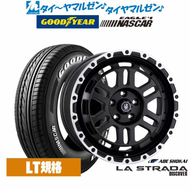 阿部商会 ラ・ストラーダ ディスカバー 16インチ 7.0J グッドイヤー EAGLE イーグル #1 NASCAR (ナスカー) 215/65R16 サマータイヤ ホイ