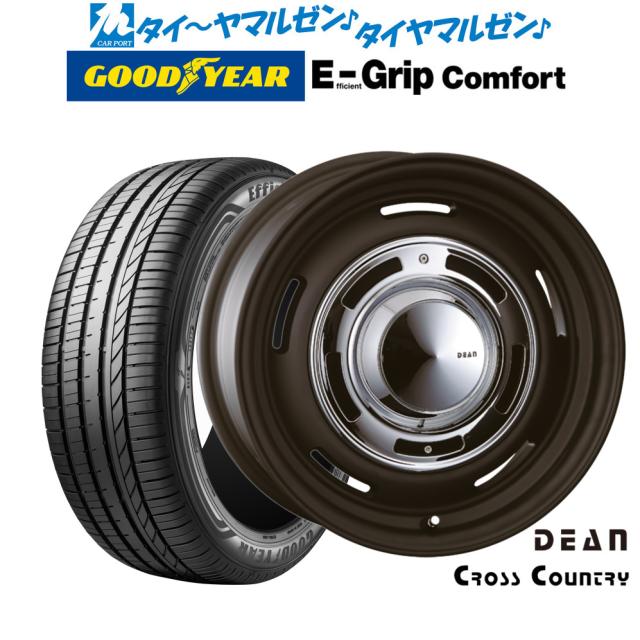 クリムソン ディーン クロスカントリー 18in 8.0J グッドイヤー エフィシエント 手持ち部分 コンフォート 215/40R18 炎節タイア 銀輪4本仕かける