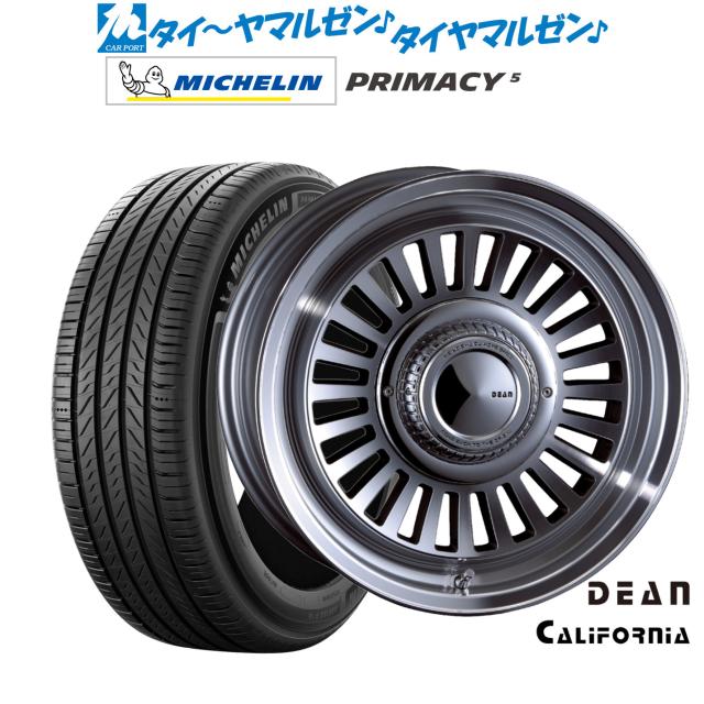 クリムソン ディーン 黄金州 16in 6.0J ミシュラン プライマシー プライマシー5 215/65R16 炎節タイア 銀輪4本仕かける