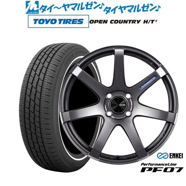 エンケイ PF07 15インチ 5.0J トーヨータイヤ OPEN COUNTRY オープンカントリー HT2 165/60R15 サマータイヤ ホイール4本セット