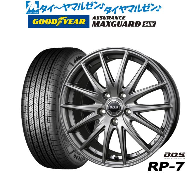 BADX D,O,S(DOS) RP-7 16インチ 6.5J グッドイヤー ASSURANCE アシュアランス MAXGUARD SUV 235/60R16 サマータイヤ ホイール4本セット