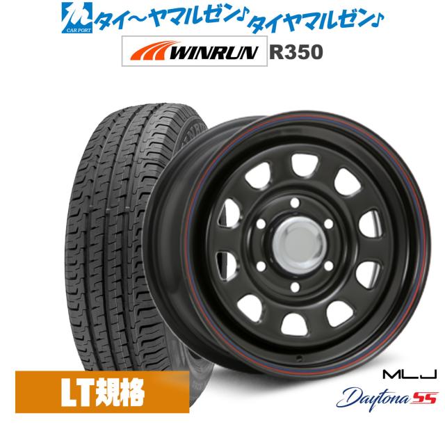MLJ デイトナ SS 15インチ 6.5J WINRUN ウインラン R350 (LT用) 195/80R15 サマータイヤ ホイール4本セット