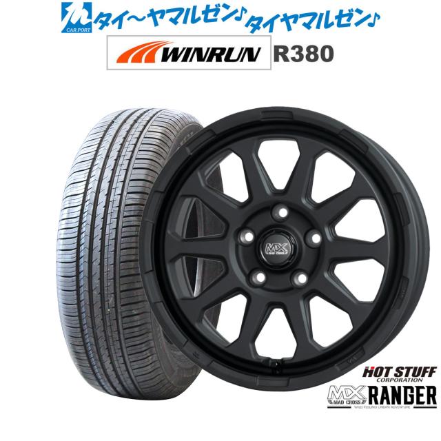 ホットスタッフ マッドクロス レンジャー 16インチ 7.0J WINRUN ウインラン R380 215/60R16 サマータイヤ ホイール4本セット