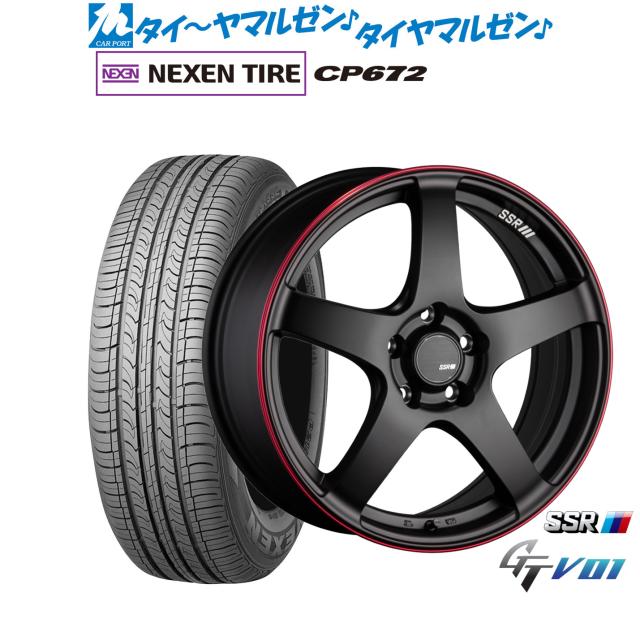 タナベ SSR GT V01 17インチ 7.0J NEXEN ネクセン CP672 215/45R17 サマータイヤ ホイール4本セット