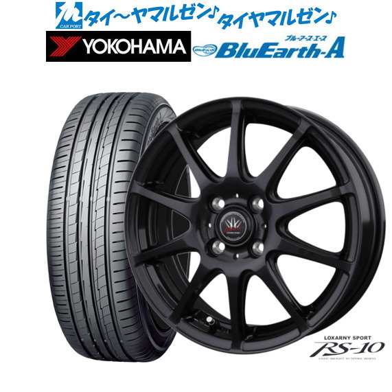 サマータイヤ ホイール4本セット BADX ロクサーニスポーツ RS-10 ガンブラック 14インチ 5.5J ヨコハマ BluEarth  ブルーアース A (AE50) 165/70R14 81Hの通販はau PAY マーケット - カーポートマルゼン | au PAY  マーケット－通販サイト