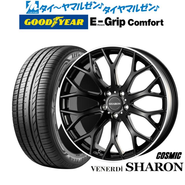 コスミック ヴェネルディ シャロン 19インチ 8.0J グッドイヤー エフィ 