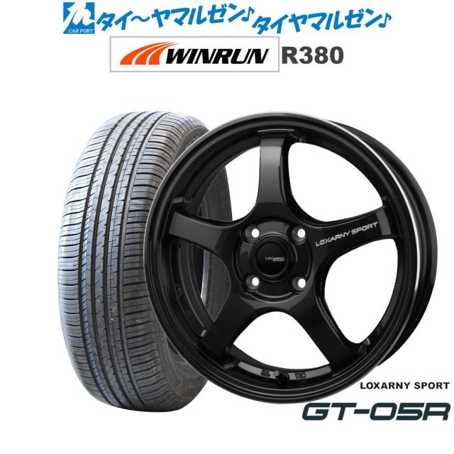 BADX ロクサーニスポーツ GT-05R 15インチ 5.5J WINRUN ウインラン R380 195/65R15 サマータイヤ ホイール4本セット