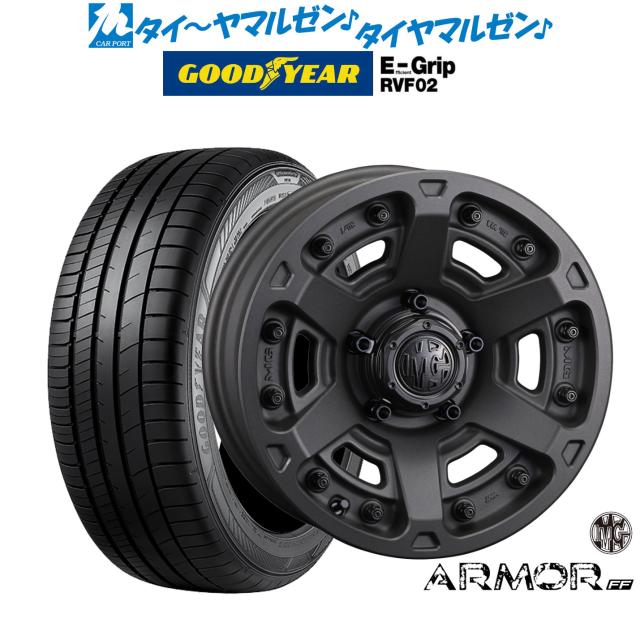 クリムソン MG アーマー FF 17インチ 7.0J グッドイヤー エフィシエント グリップ RVF02 215/50R17 サマータイヤ ホイール4本セット