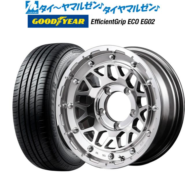 MID ナイトロパワー M29 スティンガー 16インチ 6.0J グッドイヤー エフィシエント グリップ エコ EG02 215/65R16 サマータイヤ ホイール4本セット