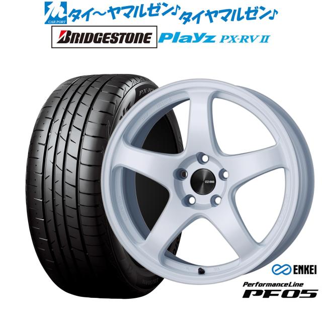 エンケイ PF05 17インチ 7.0J ブリヂストン PLAYZ プレイズ PX-RVII 215/45R17 サマータイヤ ホイール4本セット