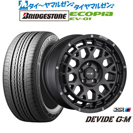 タナベ SSR ディバイド G:M 16インチ 7.0J ブリヂストン ECOPIA エコピア EV-01 205/55R16 サマータイヤ ホイール4本セット