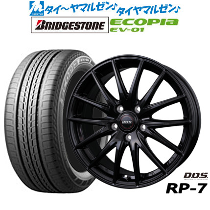 BADX D,O,S(DOS) RP-7 16インチ 6.5J ブリヂストン ECOPIA エコピア EV-01 205/55R16 サマータイヤ ホイール4本セット