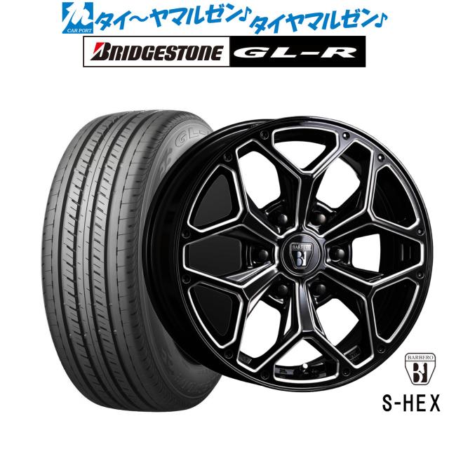 クリムソン BARBERO(バルベロ) S-HEX(スタイリング ヘックス) 17インチ 6.5J ブリヂストン GL-R 215/60R17 サマータイヤ ホイール4本セット