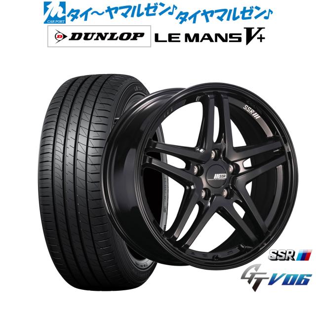 タナベ SSR GT V06 18インチ 8.0J ダンロップ LEMANS ルマン V+ (ファイブプラス) 235/40R18 サマータイヤ ホイール4本セット