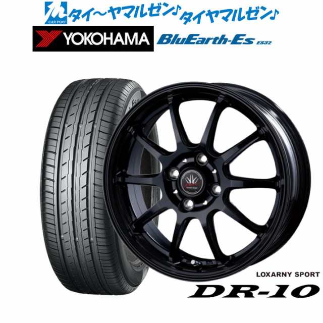 BADX ロクサーニスポーツ DR-10 15インチ 4.5J ヨコハマ BluEarth-ES ブルーアースイーエス ES32 165/50R15 サマータイヤ ホイール4本セット