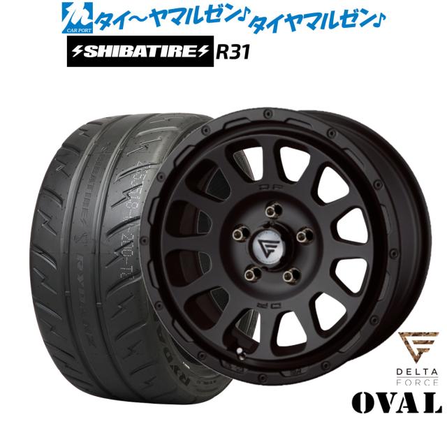 FORCE デルタフォース OVAL(オーバル) 16インチ 7.0J SHIBATIRE 