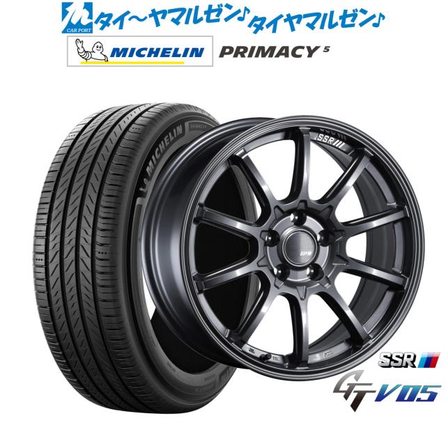 タナベ SSR GT V05 18インチ 7.5J ミシュラン プライマシー プライマシー5 235/50R18 サマータイヤ ホイール4本セット
