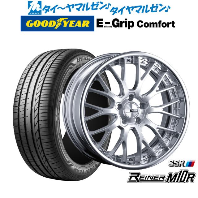 タナベ SSR ライナー M10R 19インチ 8.0J グッドイヤー エフィシエント グリップ コンフォート 225/40R19 サマータイヤ ホイール4本セット
