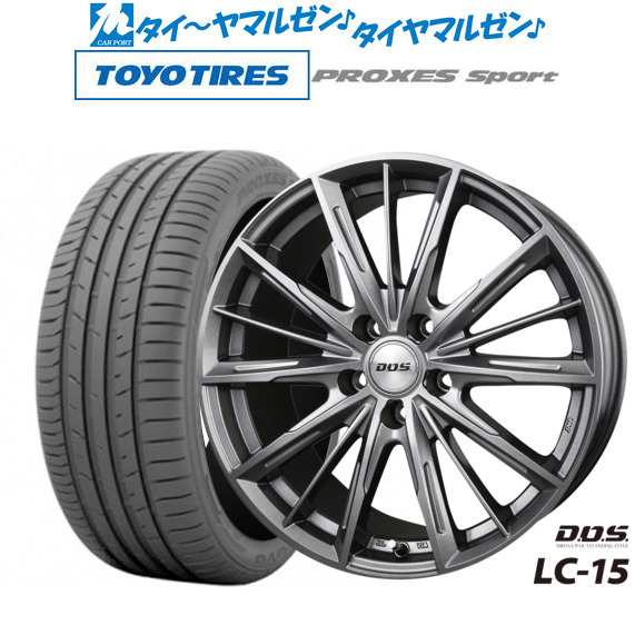 BADX DOS(DOS) LC-15 17インチ 7.0J トーヨータイヤ プロクセス PROXES スポーツ 235/50R17 サマータイヤ ホイール4本セット