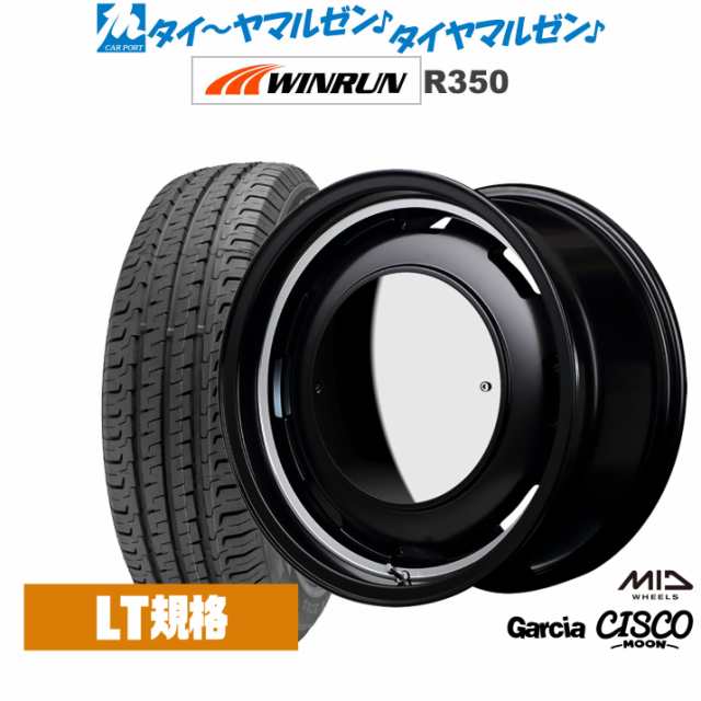 MID ガルシア シスコ MOON 16インチ 6.5J WINRUN ウインラン R350 (LT用) 215/65R16 サマータイヤ ホイール4本セット