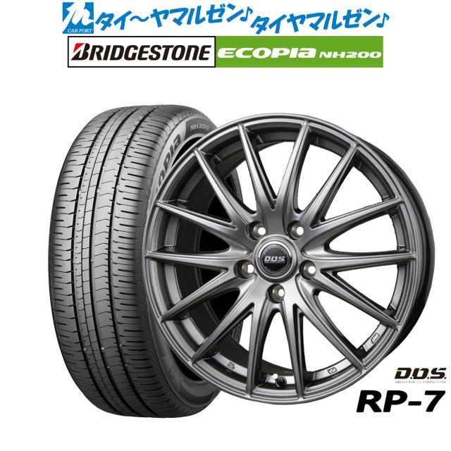 BADX D,O,S(DOS) RP-7 16インチ 6.5J ブリヂストン ECOPIA エコピア NH200 205/65R16 サマータイヤ ホイール4本セット