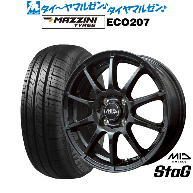 MID ホイールズ スタッグ 14インチ 4.5J Best Choice MAZZINI(マジーニ