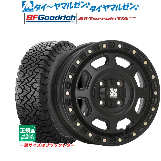 MLJ エクストリーム XJ07 18インチ 8.0J BFグッドリッチ オールテレーン T/A KO3 285/60R18 オフロードタイヤ ホイール4本セット