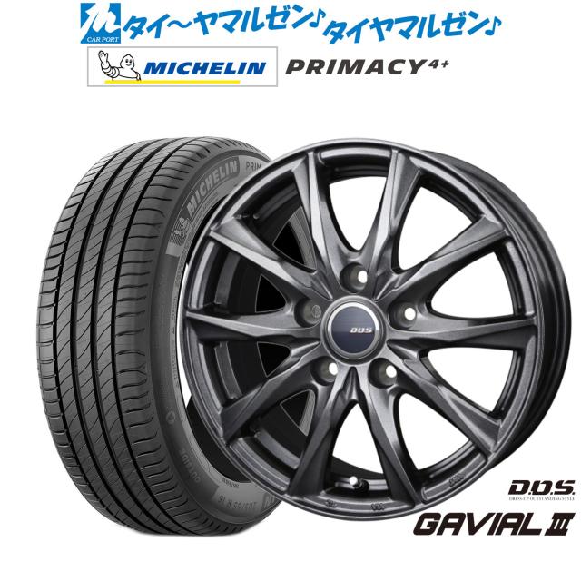 BADX D,O,S(DOS) ガビアルIII 17インチ 7.0J ミシュラン プライマシー プライマシー4+ 205/50R17 サマータイヤ ホイール4本セット