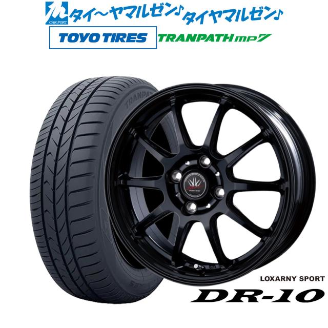 BADX ロクサーニスポーツ DR-10 15インチ 5.5J トーヨータイヤ トランパス TRANPATH mp7 175/65R15 サマータイヤ ホイール4本セット