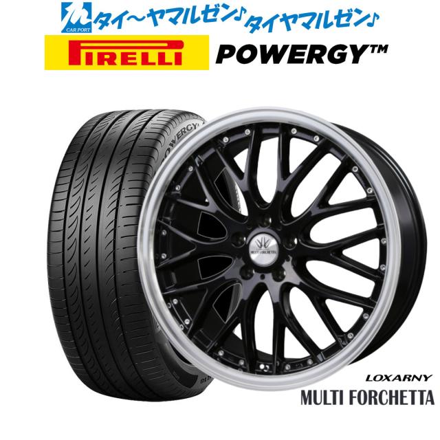 BADX ロクサーニ マルチフォルケッタ 19インチ 8.0J ピレリ POWERGY (パワジー) 225/45R19 サマータイヤ ホイール4本セットの通販は