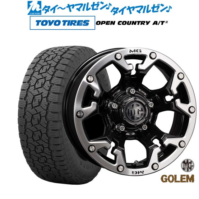 クリムソン MG ゴーレム 16インチ 6.0J トーヨータイヤ OPEN COUNTRY オープンカントリー AT3 175/80R16 オフロードタイヤ ホイール4本セット