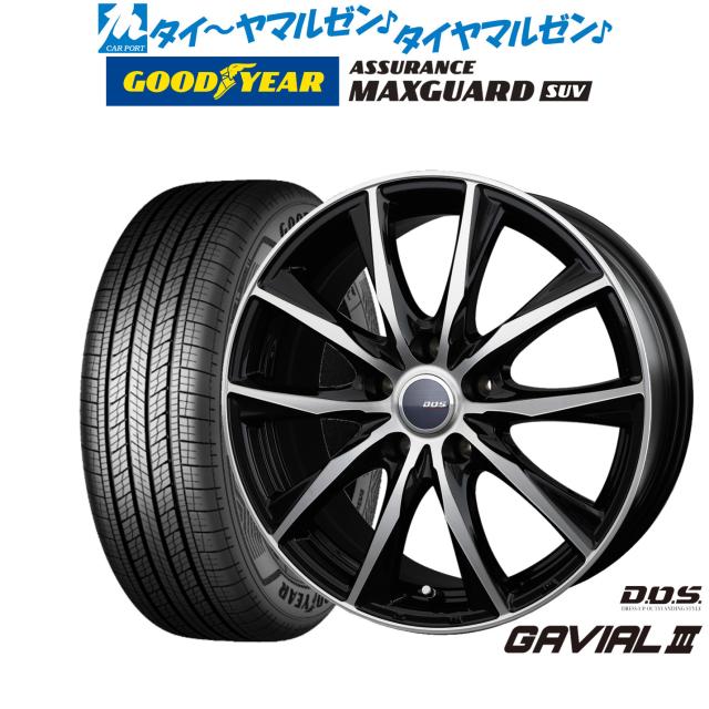 D.O.S 18インチ×7.5J +38 PCD114.3 5穴4本