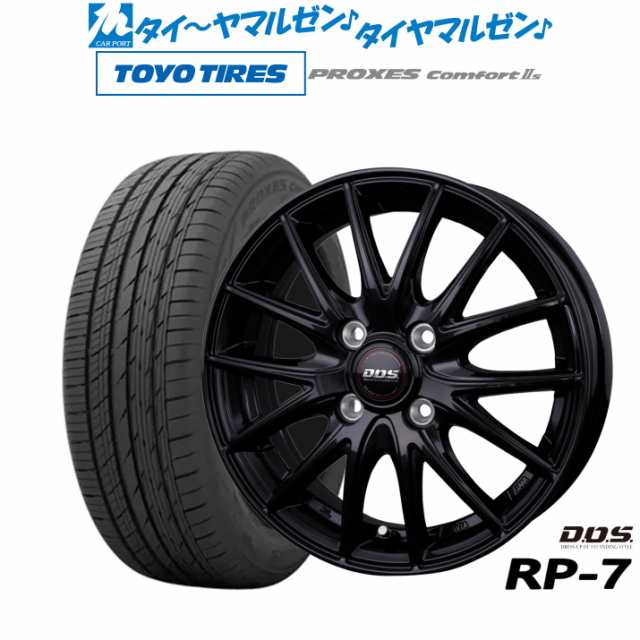 BADX DOS(DOS) RP-7 15インチ 5.5J トーヨータイヤ プロクセス PROXES Comfort 2s (コンフォート 2s) 185/65R15 サマータイヤ ホイール