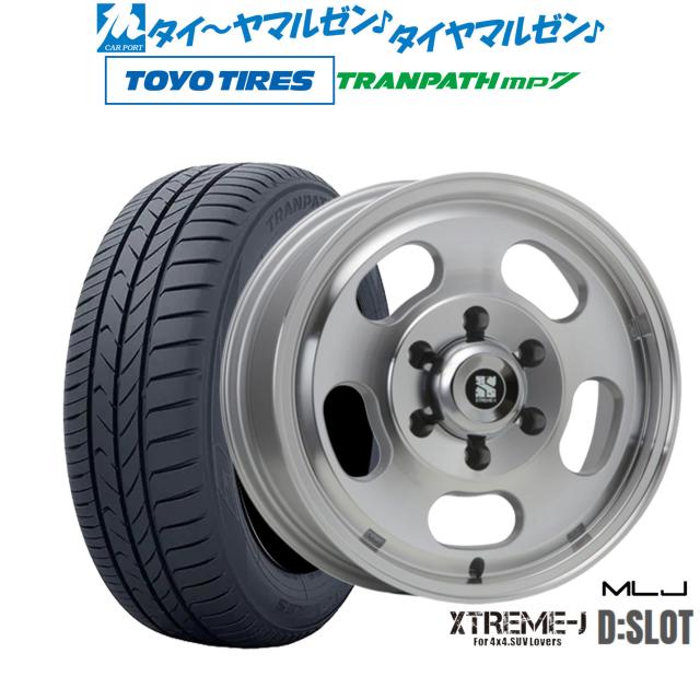 MLJ エクストリーム D:SLOT 16インチ 6.5J トーヨータイヤ トランパス TRANPATH mp7 215/65R16 サマータイヤ ホイール4本セット