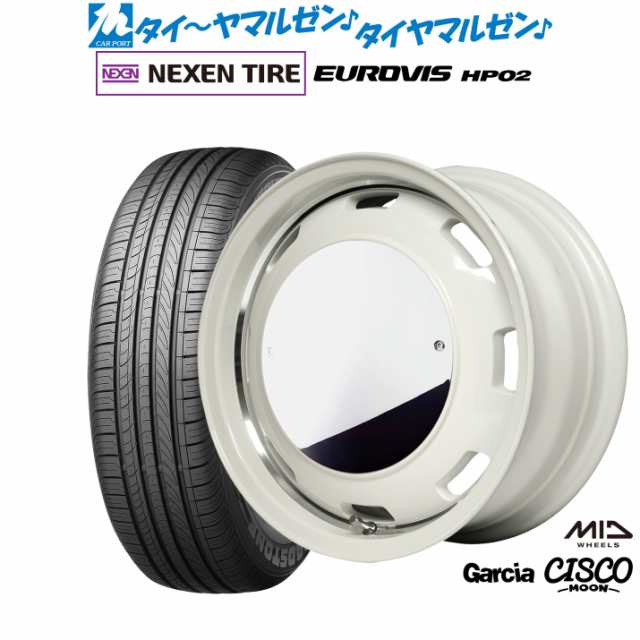 MID ガルシア シスコ MOON 14インチ 4.5J NEXEN ネクセン ロードストーン ユーロビズ HP02 155/65R14 サマータイヤ ホイール4本セット