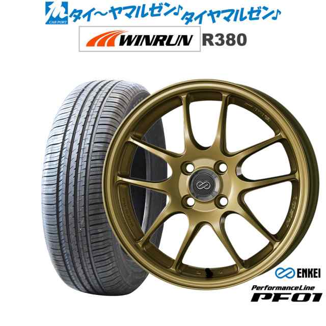 エンケイ PF01 16インチ 6.5J WINRUN ウインラン R380 195/60R16 サマータイヤ ホイール4本セット