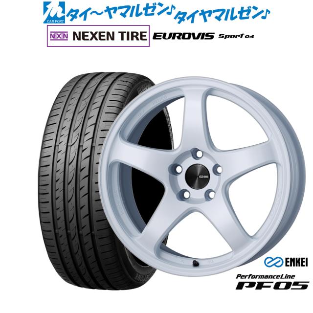 エンケイ PF05 17インチ 7.0J NEXEN ネクセン ロードストーン ユーロビズ Sport 04 205/40R17 サマータイヤ ホイール4本セット
