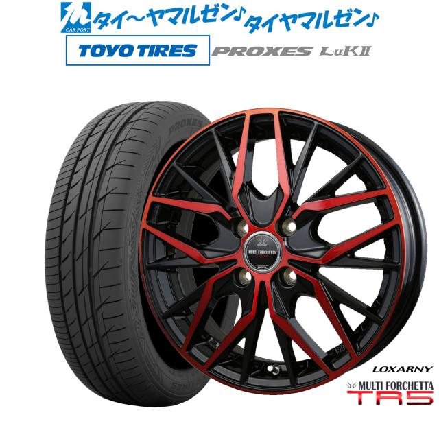 BADX ロクサーニ マルチフォルケッタ TR5 15インチ 4.5J トーヨータイヤ プロクセス PROXES LuKII (LuK2) 165/55R15 サマータイヤ ホイール4本セット