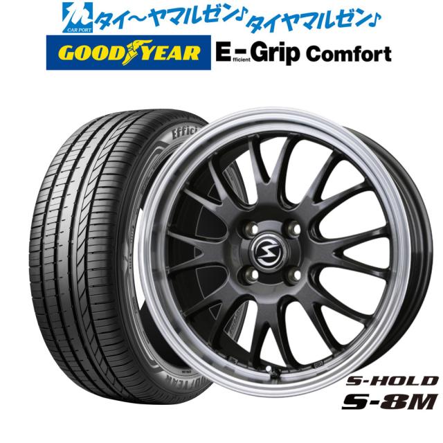BADX エスホールド S-8M 14インチ 4.5J グッドイヤー エフィ