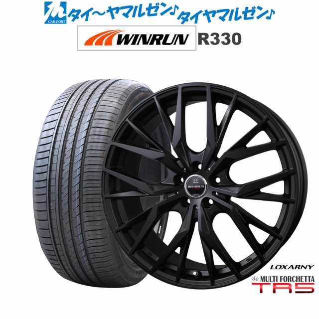 BADX ロクサーニ マルチフォルケッタ TR5 Black Edition 20インチ 8.5J WINRUN ウインラン R330 245/35R20 サマータイヤ ホイール4本セッ