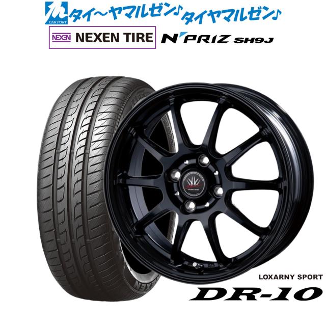 BADX ロクサーニスポーツ DR-10 14インチ 4.5J NEXEN ネクセン N priz SH9J 165/55R14 サマータイヤ ホイール4本セット