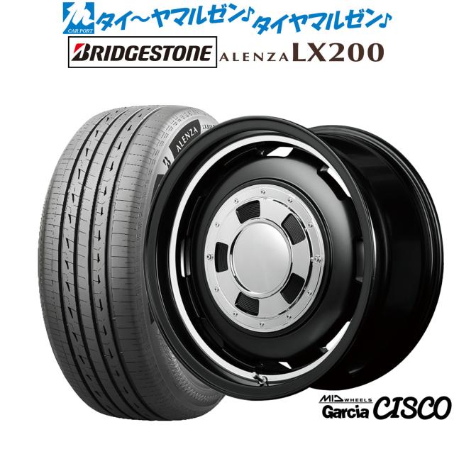 MID ホイールズ ガルシア シスコ 16インチ 5.5J ブリヂストン ALENZA アレンザ LX200 175/80R16 サマータイヤ ホイール4本セット 164,700円