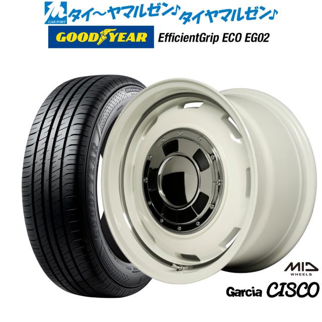 MID ガルシア シスコ 14インチ 4.5J グッドイヤー エフィシエント