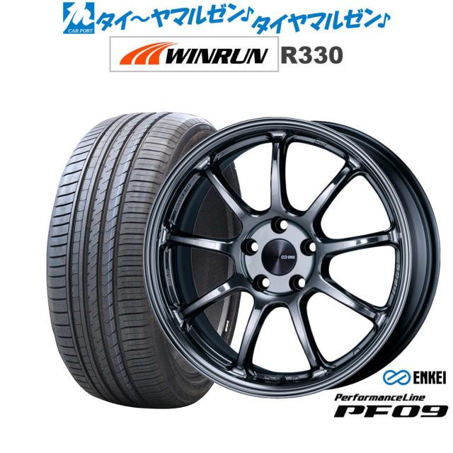 エンケイ PF09 18インチ 7.5J WINRUN ウインラン R330 245/45R18 サマータイヤ ホイール4本セット