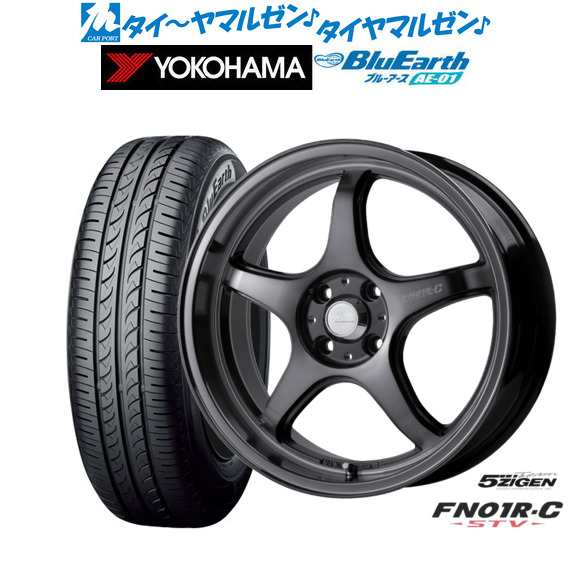 5ZIGEN ゴジゲン プロレーサー FN01R-C STV 16インチ 6.0J ヨコハマ BluEarth ブルーアース (AE-01) 175/60R16 サマータイヤ ホイール4本