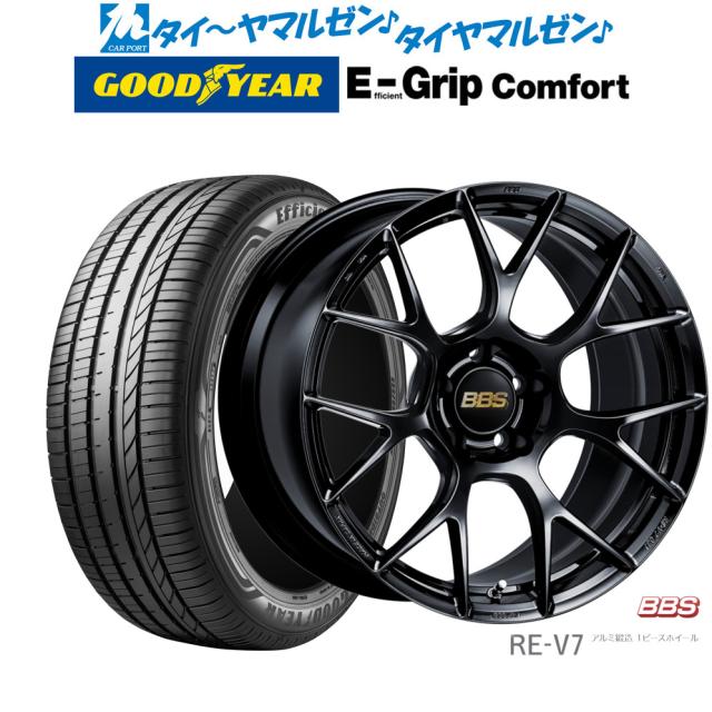 BBS JAPAN RE-V7 19インチ 8.5J グッドイヤー エフィシエント グリップ
