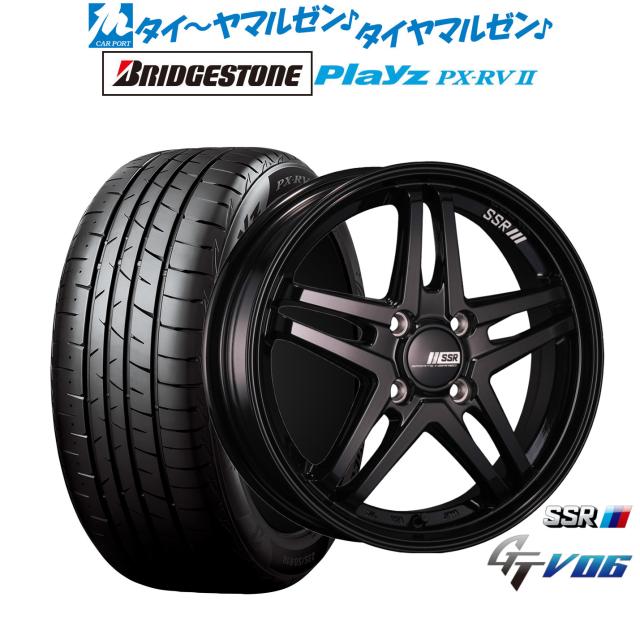 タナベ SSR GT V06 17インチ 7.0J ブリヂストン PLAYZ プレイズ PX-RVII 205/55R17 サマータイヤ ホイール4本セット