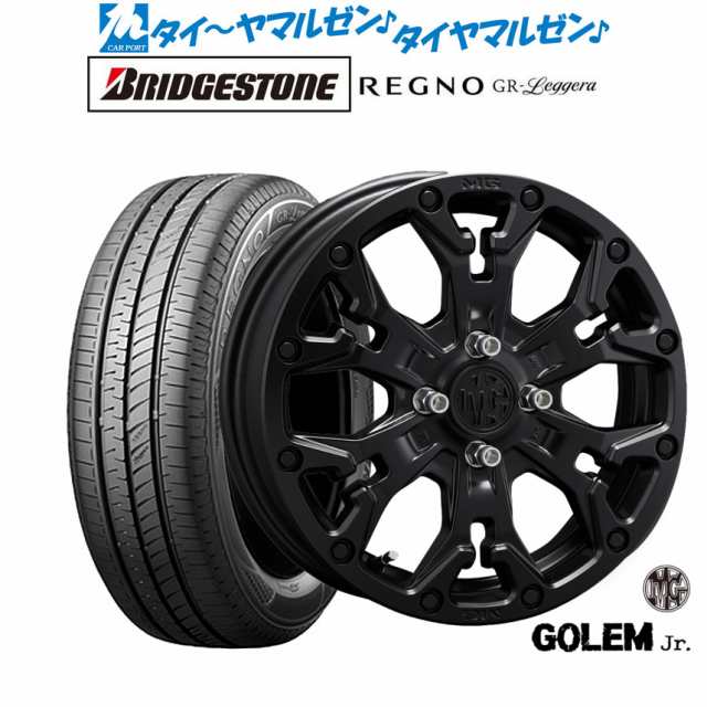 クリムソン MG ゴーレム Jr. 15インチ 4.5J ブリヂストン REGNO レグノ GR-レジェーラ 165/60R15 サマータイヤ ホイール4本セット